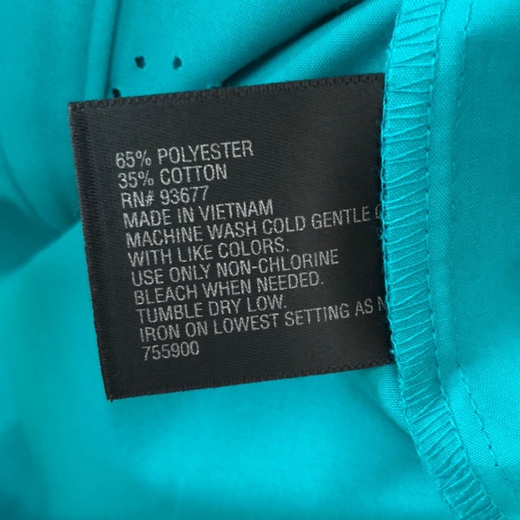 Worthington Women’s Top Blouse Size S Green New - Picture 7 of 7